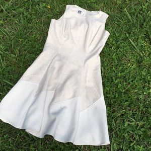 Beautiful Cream Dress by ANN KLEIN